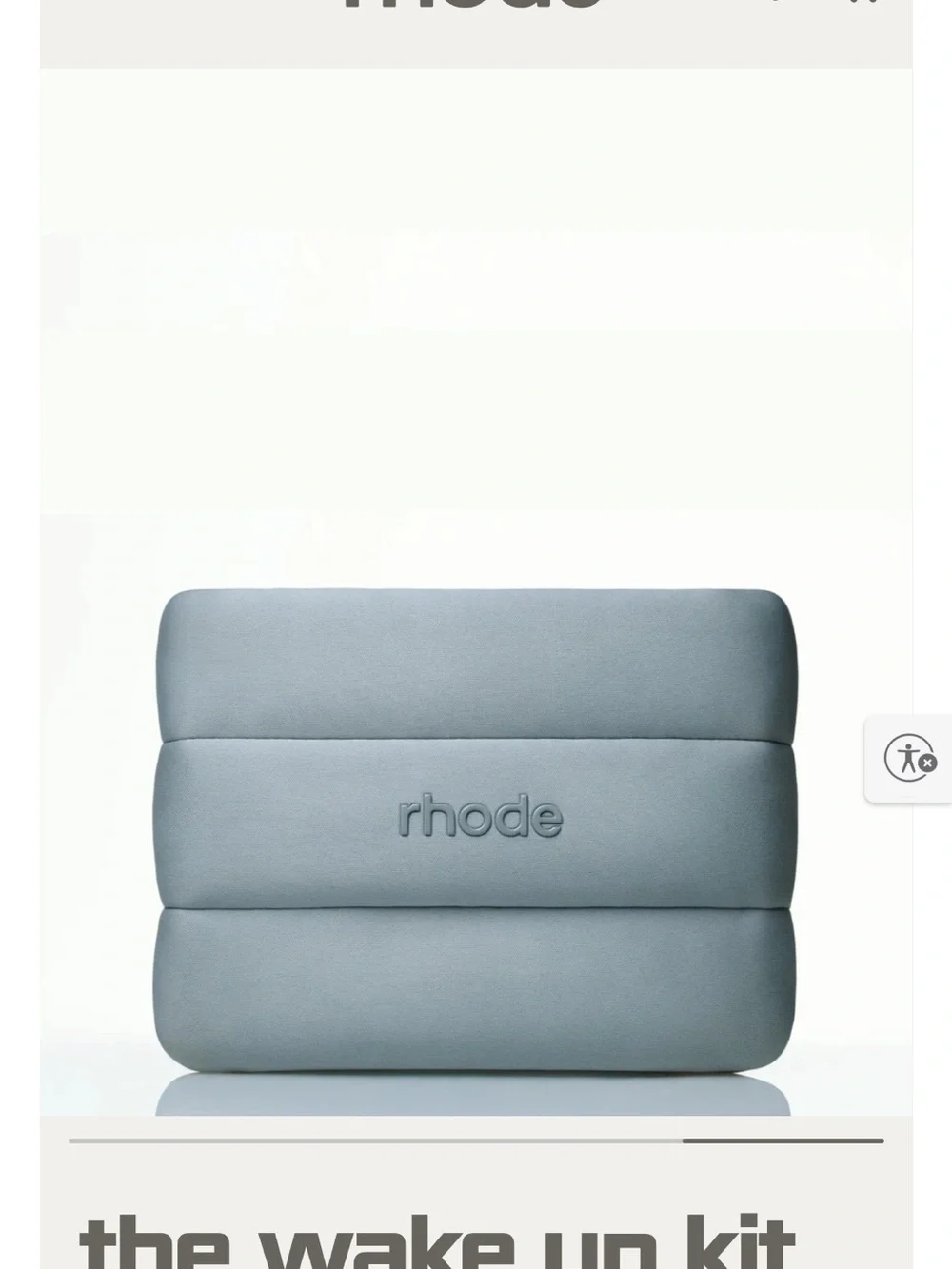 Grey Rhode Bubble Bag